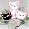 Big Dot of Happiness Purr-fect Kitty Cat - Kitten Meow Baby Shower or Birthday Party Centerpiece Sticks - Table Toppers - Set of 15